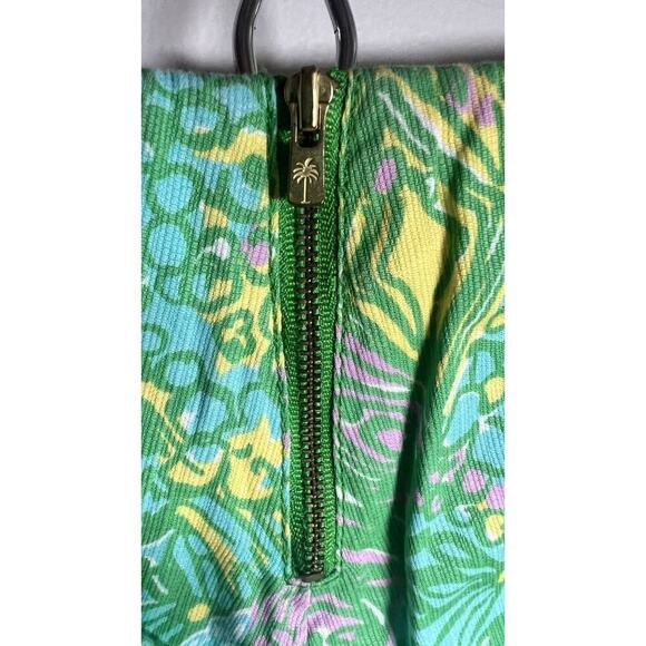 Lilly Pulitzer Shorts 00 Deenie Short Multi Sun Dance Aqua Pink Green Floral - Picture 5 of 8